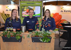 Young faces at the De Kemp booth.