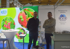 Vos Capelle and eve Techniek shared a joint stand. In the picture: Jan Snijders + Marc Swinkels