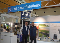 Uwe Dornbusch and Bernardus van der Heide from the German horticultural supplier Lock.