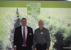 Felix Grebhardt and Jörg Gottwald from Südwestdeutsche Saatzucht.
