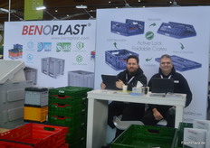 The two-member representative of the Turkish-German company Benoplast, which specialises in multi-way climbing systems.