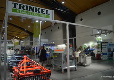 View of the Trinkel Gemüsetechnik stand.
