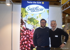 Jürgen Bangert (r) from SanLucar looks forward to expoSE every year and meets with numerous producers from near and far.