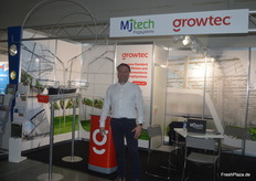 Robin Derks from growtec shared a stand with his colleagues from Mjtech.