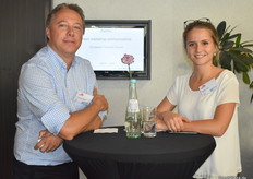 Christoph Clément (Germains Seeds) & Manon Janin of the French Rougeline.