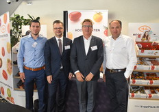 Coöperatie Hoogstraten: Bart van Bael, Sprecher Jan Engelen, Luc Bruneel & Paul van de Mierop.