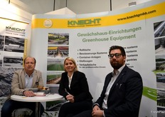 Rainer Fischborn, Anett Fentor and Dennis Jipp from Knecht.