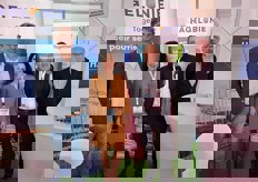 The SIVAL trade fair in Angers, France, was a great success for Hagelunie. Nils Tromp, Willen Roodenburg, Harriette Rademakers and Rolf Oetelmans met visitors and shared how Hagelunie helps protect businesses.