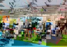 Marco Vijverberg and Cor Bremmer from Erfgoed were on hand to answer any questions and chat with visitors at a successful edition of SIVAL Angers.