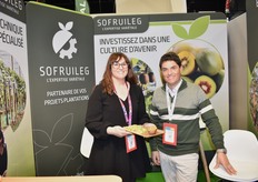 Anne-Laure Mongis and Fabien Bec on the Sofruileg stand, delighted with the show and the attendance.