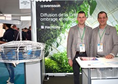 Joris Vermonden and Pieter Mol, with the ClimaFlow on the left - Svensson company
