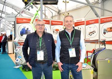 Marco Vijverberg of Atout Services, agent for Streeks Services - represented by Wouter Steerks - on the French market