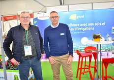 Marco Vijverberg of Atout Services, agent for Erfgoed - represented by Ed Moor - on the French market