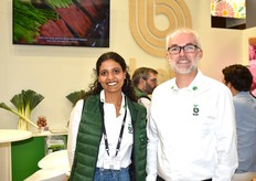 Léna Communier and Yannick Chevray on the Bejo stand at SIVAL 2026