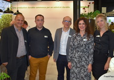 The Grodan team: Richard Blancher, Arnaud Ripoche, Jean-Marc Brager, Harnette Rademakers and Morgane Grasselly  