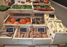 Products from the Voltz Maraîchage stand.