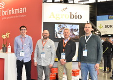 Philippe Royer, Eric Le Moal, Guillaume de Bloois and Erik Jaspers on the Royal Brinkman stand.