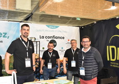 Pierre-Antoine Billaud, Cédric Bonin, Helder Santos and Lucas Merceron, CEO, representing Ektar (IDMAT).