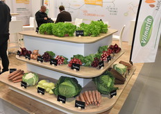 Products exhibited on the Vilmorin-Mikado stand.