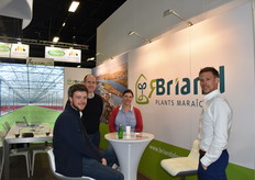 Théophile Piot, Frédéric Ollivier and Anaïs Petitjean from the company René Briand.