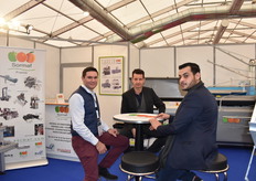 Sylvain Hay, Patrice Simeon and Hassen Dadou from Sormaf.