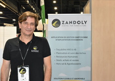 Martin de Reynal from Zandoly on the Digital Farm stand.