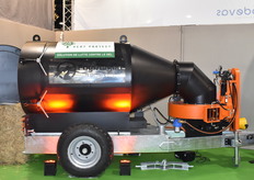 Mobile biomass boiler Dragon Brouillard.