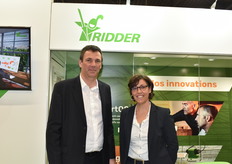 Guenael Sebillot and Morgane Salmon from Ridder.