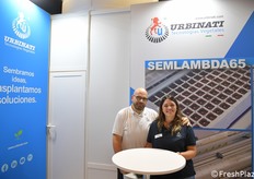 and Alkena Qemalaj (export area manager) of Urbinati.