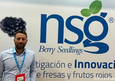 Nicola Tufaro, breeder of Nova Siri Genetics. The company, in its seventh consecutive appearance at Fruit Attraction in Madrid, presented three new strawberry varieties that are in the process of being registered at European level.