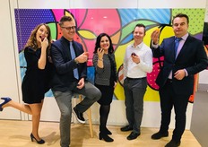 IPS International Plant Selection, from the left: Edwige Remy, Julien Darnaud, Gloria Guerra Perez, Baptiste Guitton and Alexandre Darnaud