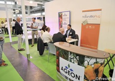 Negotiations are going on at the Ageon booth