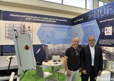 Giacomo Limentani and Mino Negrin of the Israeli NUF.