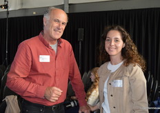 Pieter de Visser and Catarina Carpineti of the WUR