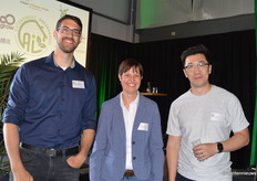 Mustafa Agbari (Habbi/4tu), Kathy Steppe (University of Ghent) and Xu Zhang (Imec)