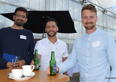 Prathamesh Patalay (Delft University), Ismael Cabral (Source.ag) and Ruben Mak (Source.ag)