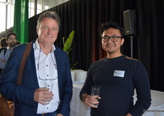 Fokke Kracht (Van der Valk Horti Systems) and Teddy Prayoga (LetsGrow.com)