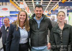 Rebekka Boekhout with the Urban Crop Solutions research team