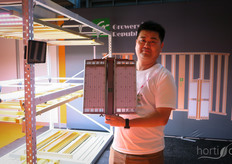 This is the first time for Growers Republic to attend GreenTech. The company has a large presence in the States, including on social media. Daniel Liu is responsible for international sales and marketing.