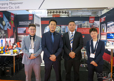 ChongQing MaxPower is a producer of different greenhouse tools and accessories for the international market under their Max Power Brand. On the photo is Li Li.