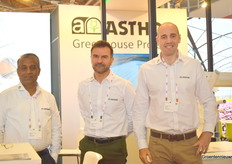 Senthil, Gustavo and David from Asthor Greenhouse Projects