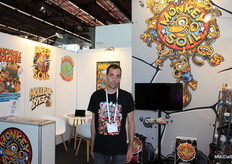 David from Monkey Soil, whose substrates and nutrients are mostly used by cannabis growers.