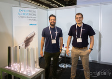 Niklas Heyn & Steffen Weimann of Elkamet, who make profiles for LED lighting.