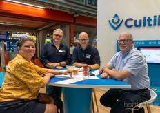 Cornelia and Richard Bradt with Canadian supplier AMA Hort visit Mario Smid and Alessandro Montanarella of Cultilene.
