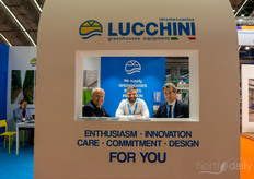 The Lucchini Idromeccanica team: Vittorio Genuardi, Massimo Lucchini and Mateo Lucchini.