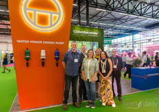 Dosatron's international team was present at the fair for the second time