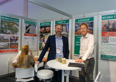 Menno Chemie recently presented research on removing ToBRFV on clothing, something that detergent has not been shown to do. In the photo Christian Eidam.