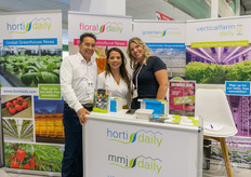 Nico Niepce, Alweco, with Pien Stams, Oreon, and Eelkje Pulley of HortiDaily