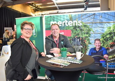 Richard Claassen of Mertens was visited by Adje van Hooijdonk of Koppert Nederland.