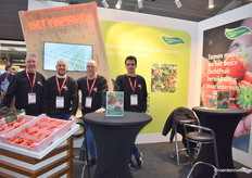 The Greenery with a new stand for this fair: Rob van der Weele, Ashley Borgdorff, Joost Rouwhorst, and Sean Verstappen.